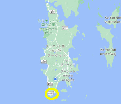 プーケットの地図